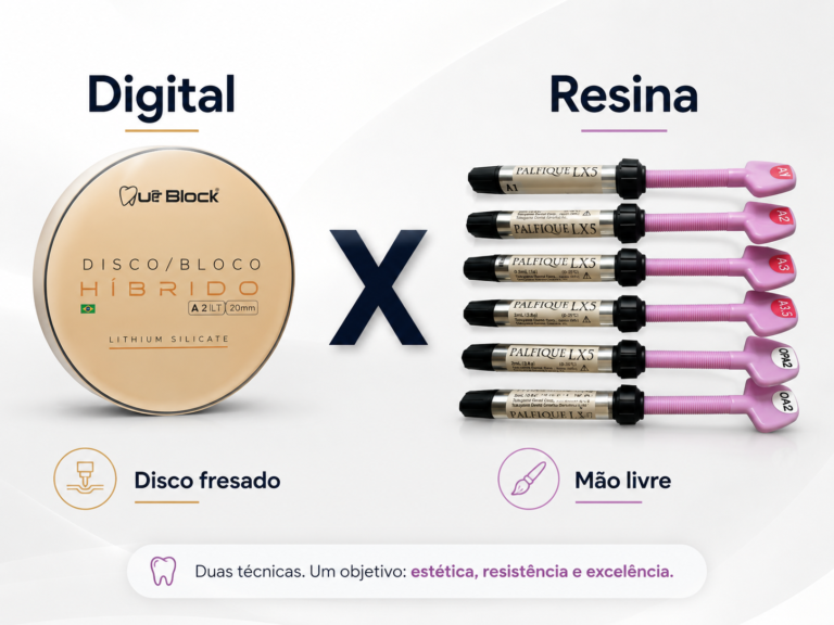 Paciente em avaliação estética odontológica com planejamento digital para peça fresada em Campinas